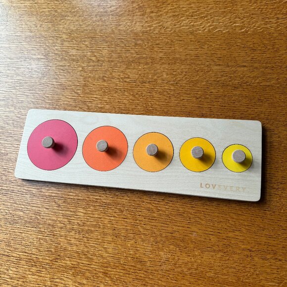 LOVEVERY Face puzzle - 5 inset puzzles in one from Babble Kit 13 mo + - Picture 2 of 5